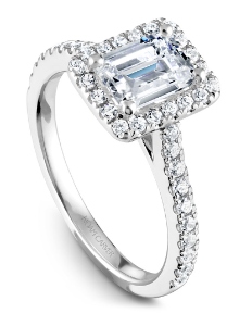 Noam Carver Halo Engagement Ring