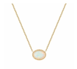 Birks Yellow gold Opal Necklace