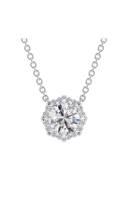 Forevermark Floral Halo Diamond Pendant