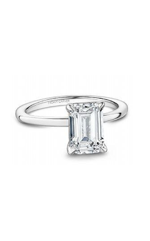 DeBeers Forevermark Emerald Cut Diamond Solitaire Ring