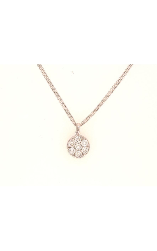 Natural Diamond Cluster Pendant