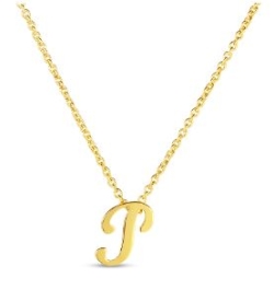 Roberto Coin Initial 'P' Necklace