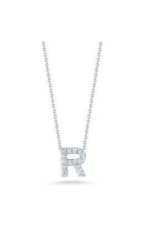 Roberto Coin Diamond Initial Necklace